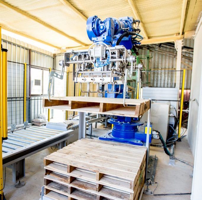 Robot despaletizador industrial