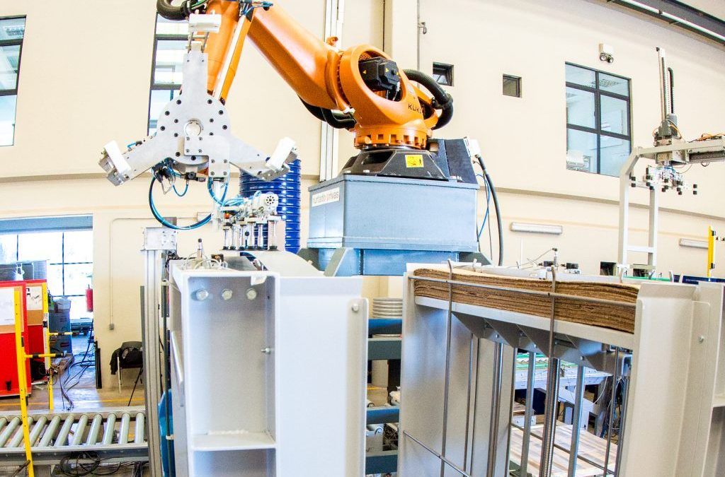 Robot para manipulación de piezas pequeñas