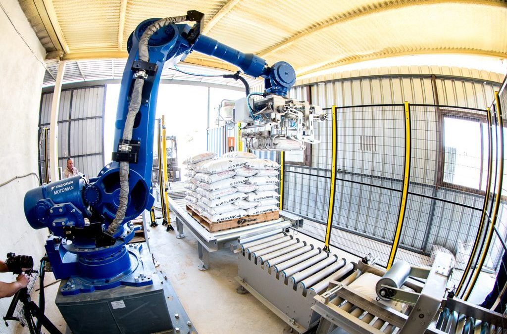 Robot paletizador de sacos